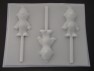422sp Bertie Full Body Chocolate or Hard Candy Lollipop Mold